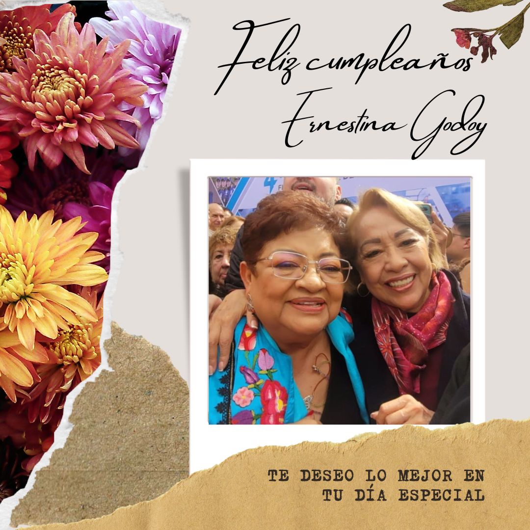 espevillal's tweet photo. Mis mejores deseos y felicitaciones para @ErnestinaGodoy_, sin duda alguna una mujer de lucha y comprometida con la #Justicia y la #Transformación.

¡Feliz Cumpleaños! 🎂🎈🎁 https://t.co/huedObK1N5