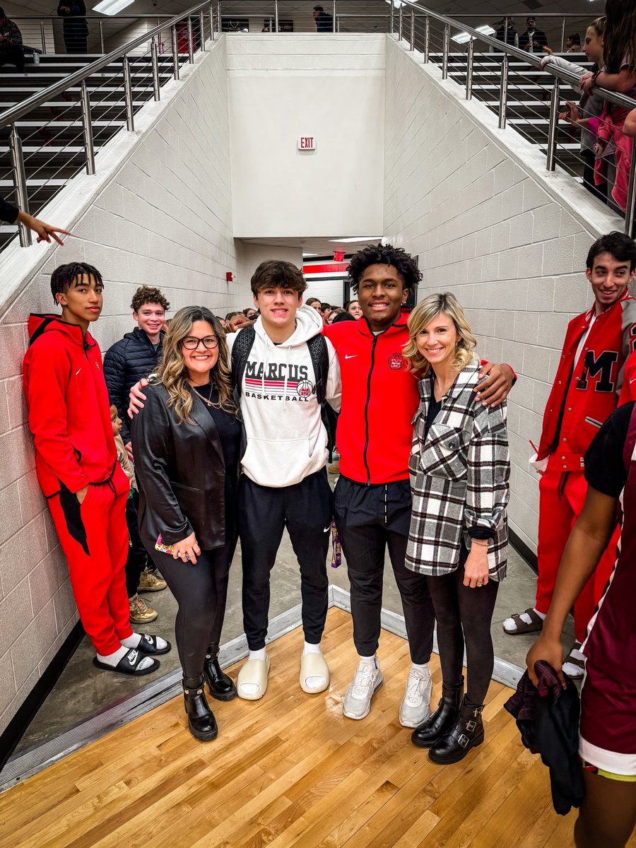 One of the best parts about teaching freshmen is watching them grow throughout high school.  I’m so proud of all this young man has done during his time at Marcus and proud to have been his teacher!  Thanks for letting me walk you across that court🏀 <a href="/MHS9th/">MHS 9th Grade Campus</a> #teacherappreciation