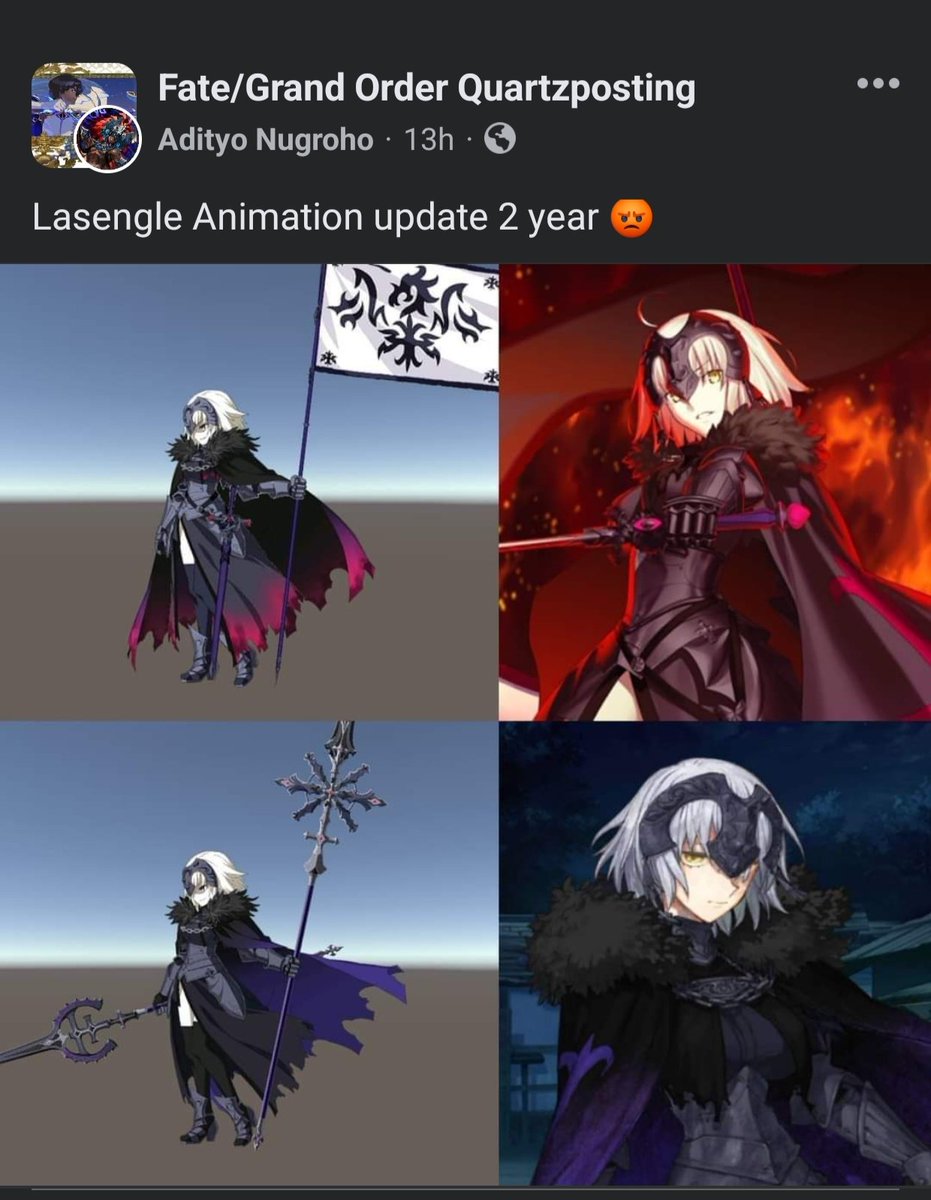 mysterysilk's tweet photo. I think it's time to voice out this matter to Lasengle for the animation update for those servants who have an outdated animation. Honestly, I really want this so bad. 

#lasengle
#FateGO 
#fgo
#animationupdate https://t.co/E9T5w5glWc
