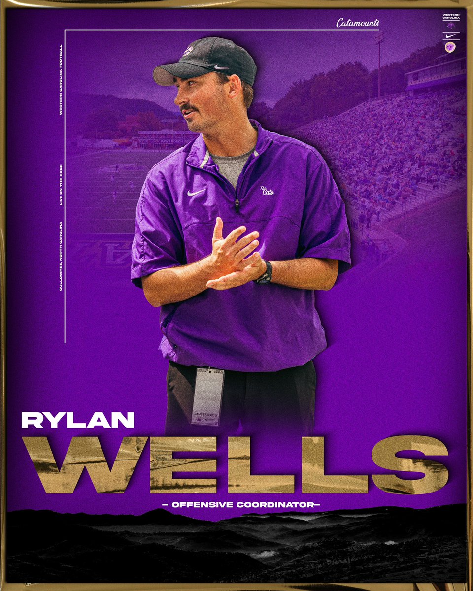 Meet our new OC, <a href="/CoachWellsWCU/">Rylan Wells</a> 

#LOTE