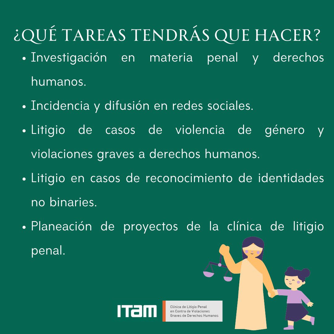 ClínicaDeLitigioPenalITAM tweet media