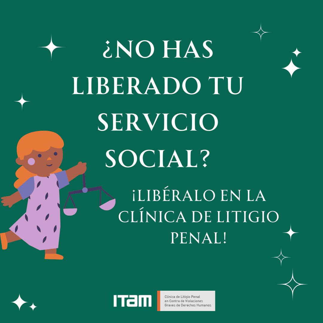 ClínicaDeLitigioPenalITAM tweet media