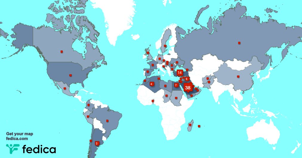 لدي 1 متابعين جدد من السعوديه خلال الأسبوع الماضي fedica.com/!LLTCU