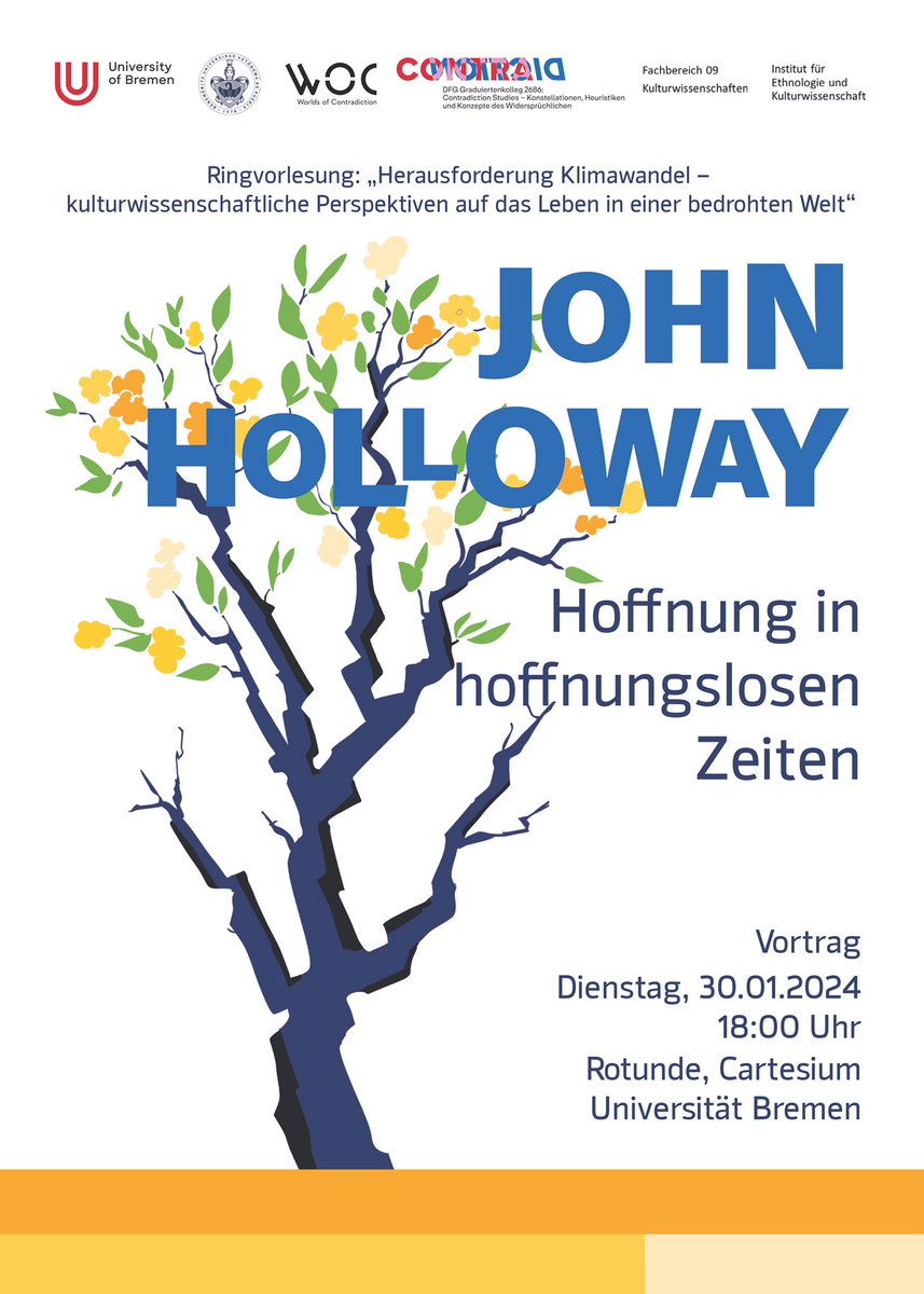 Unser Autor John Holloway spricht an der Uni Bremen: