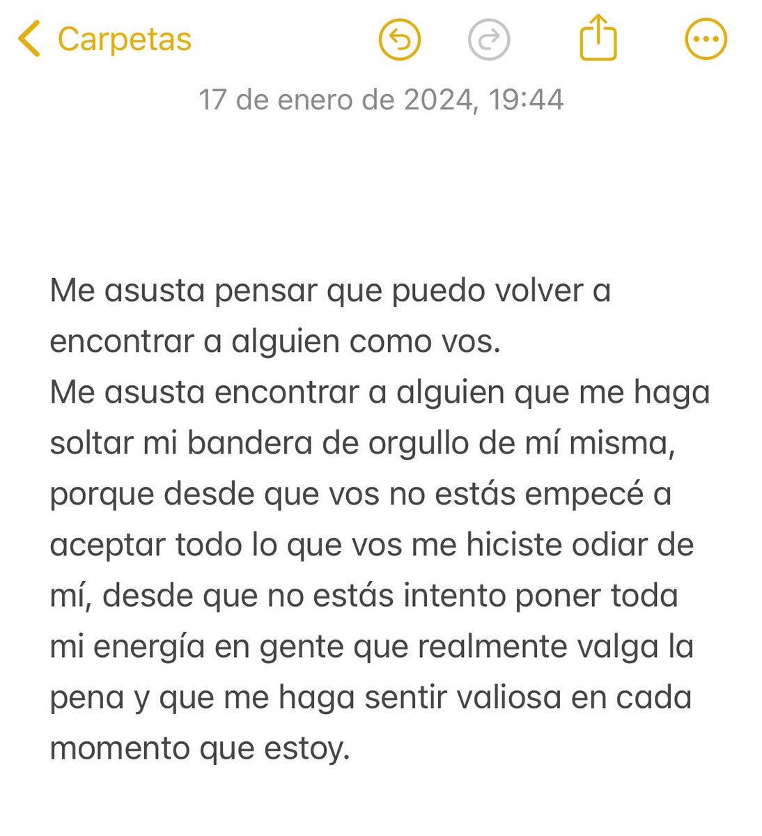 pazcitajulieta_'s tweet photo. “Me asusta querer parecerme a vos” https://t.co/2fUuuYwtoE