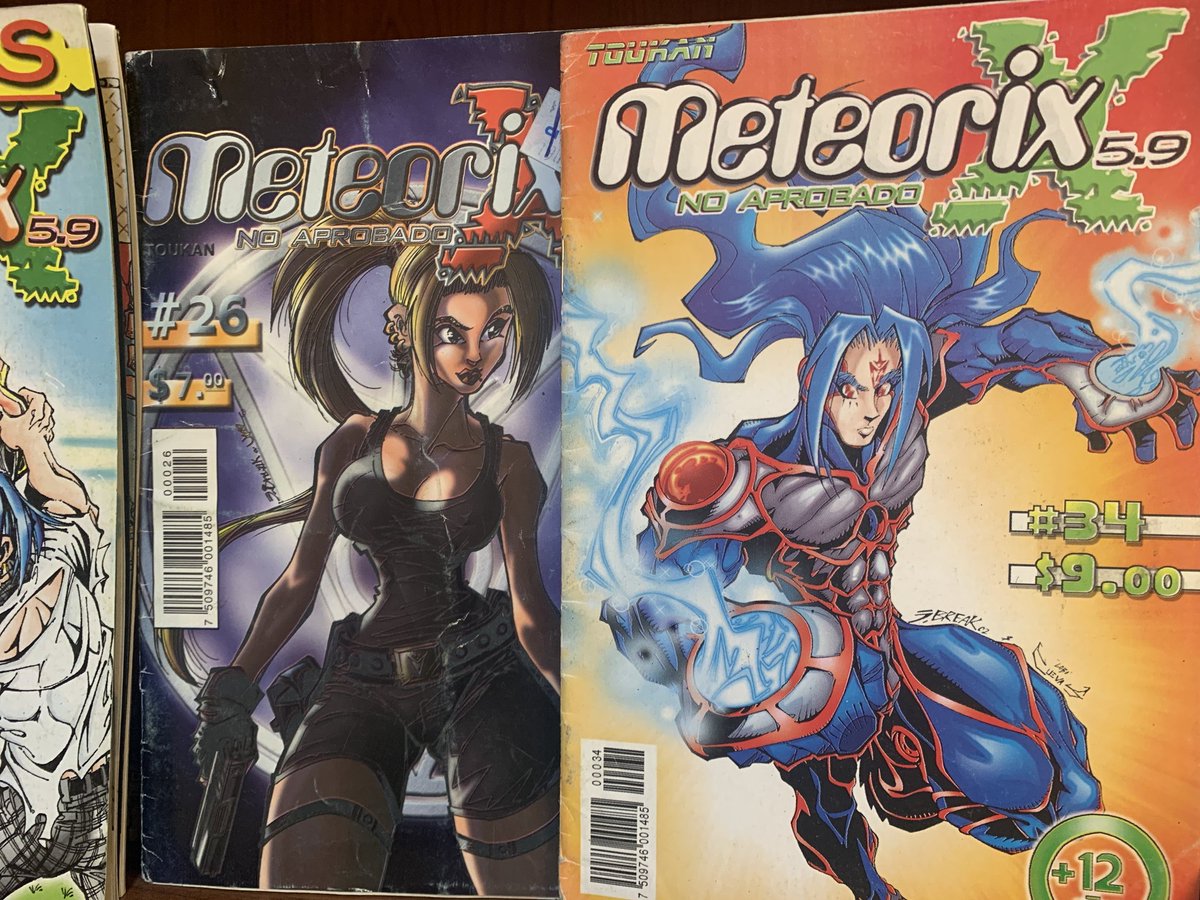 Mascara_Koopa's tweet photo. El sábado pasado, en la Fan Center, compré estos cómics del Meteorix que me hacían falta 🤟🏼😎
#MascaraKoopa #comics #ComicsMexicanos #Meteorix https://t.co/NDpU1ZPkGn