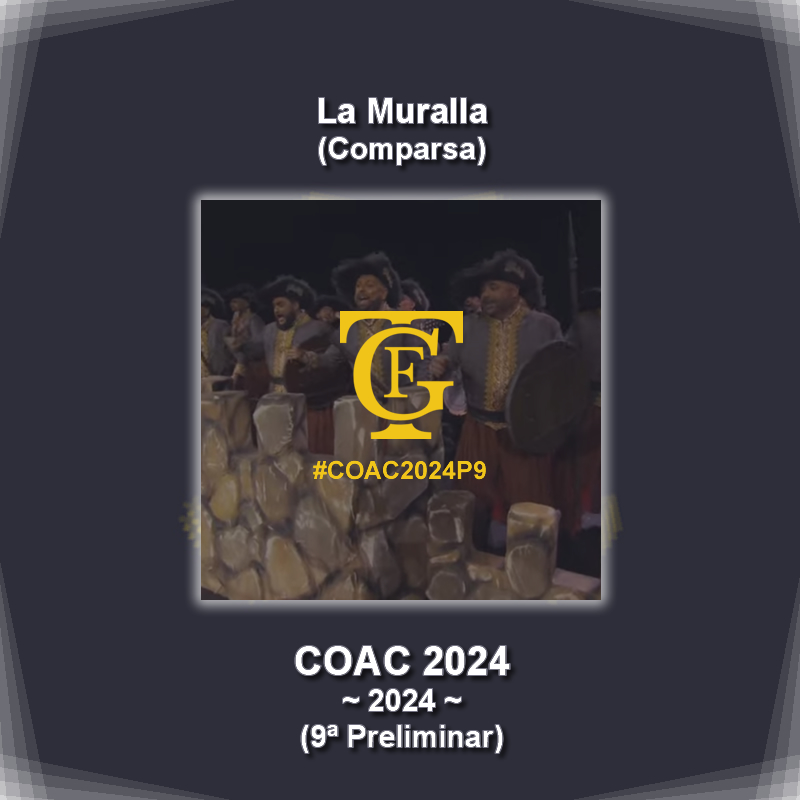 spotycai's tweet photo. #Spotycai #COAC2024
Todas las agrupaciones para que puedas volver a escucharlas y verlas.
Estamos en la 9ª Fase Preliminar #COAC2024P9
Ya está disponible la actuación de la comparsa "La Muralla"
https://t.co/WC9E8VVxbJ https://t.co/npuiZ8xGtm