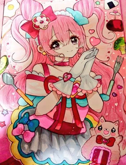 「魔法少女 ピンク髪」のTwitter画像/イラスト(新着)｜5ページ目