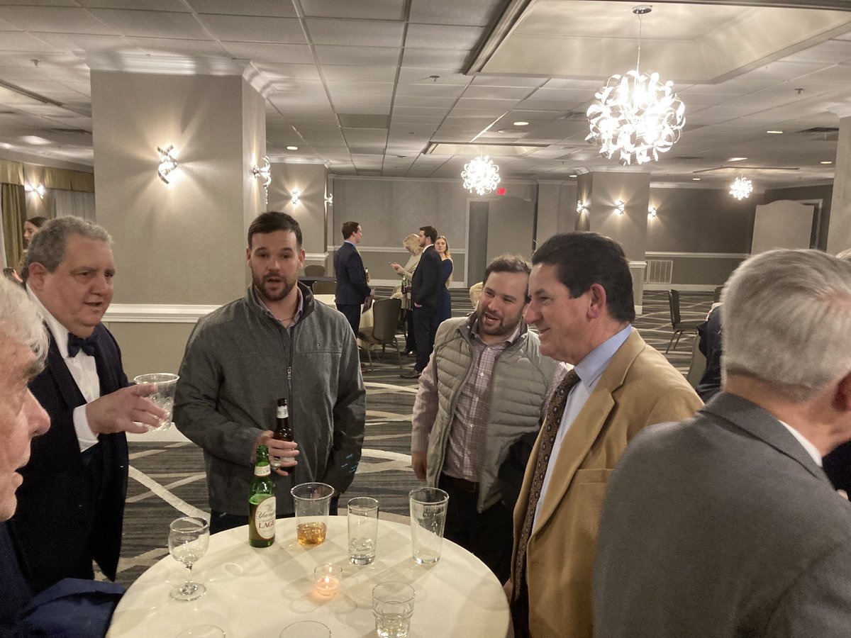 PSWABanquet's tweet photo. ⁦@astros⁩ OF Chas McCormick, Native Son Award winner greets ⁦@Phillies manager⁩ Rob Thomson at tonight’s 119th Banquet. Chas playfully showed Rob his ring from 2022 World Series. Ouch. https://t.co/gDzl34OuDl