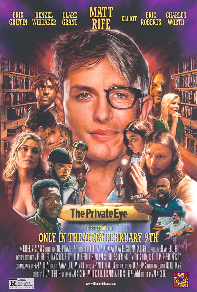 Friedhoff7's tweet photo. “The Private Eye” Starring #mattrife https://t.co/8gHcDChJ6C