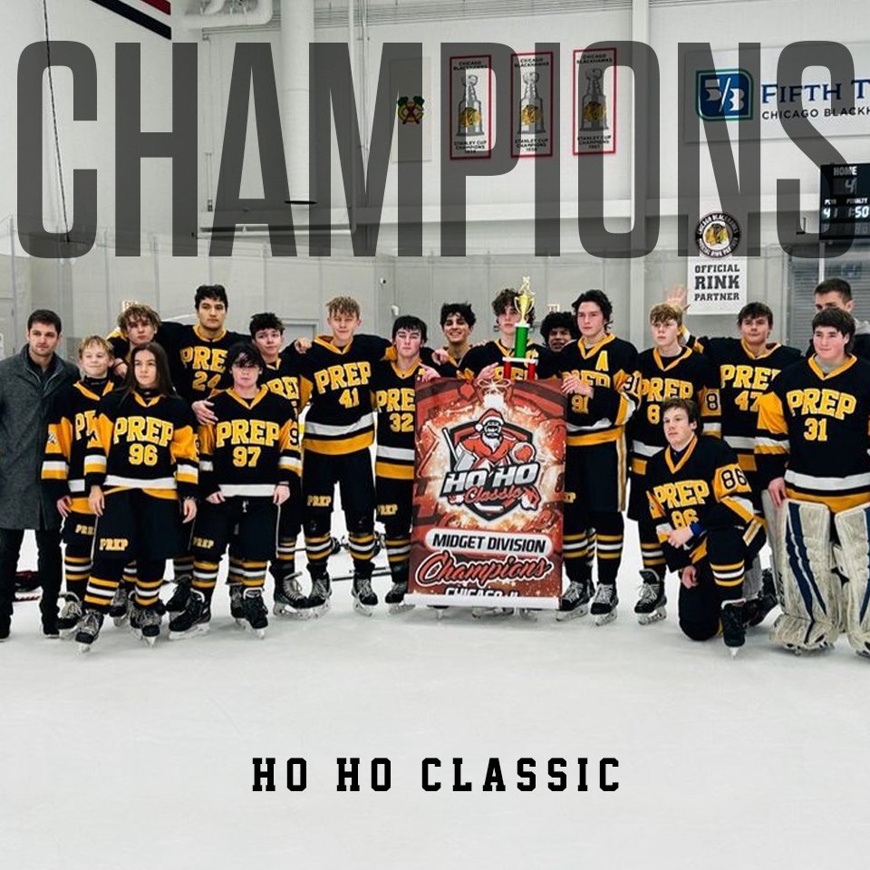 PREP JV Gold wins the Chicago Ho Ho Holiday Classic!

#hockey #hockeychampions #hockeytournament #highschoolhockey #icehockey #usahockey #ihshl