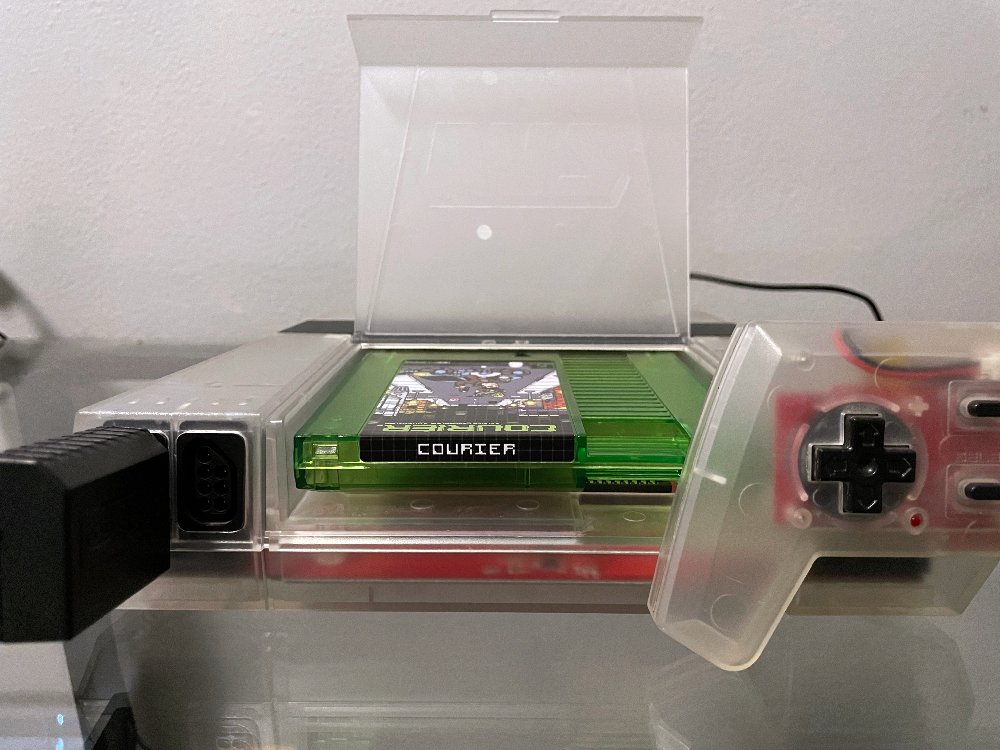 retroUSB's tweet image. Got a chance to test out Khan Games @atonofglaciers upcoming release Courier, and yes it works on the AVS! Its super fun, I'd show you some gameplay but hes making me wait to get my copy..... you can check it out here and wait with me 🙂
kickstarter.com/projects/khang…