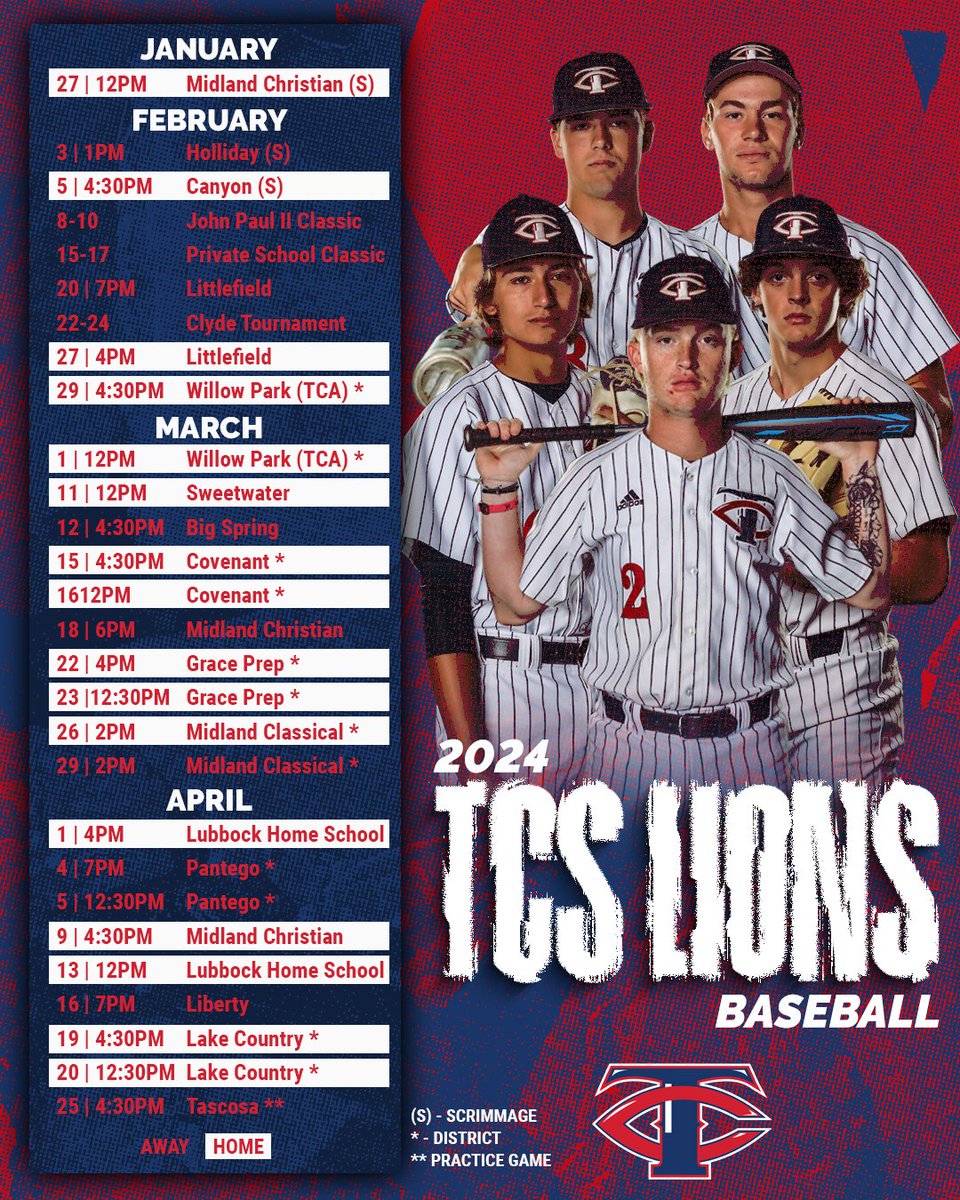 Baseball season is starting up; take a look at what's to come for our Lions!