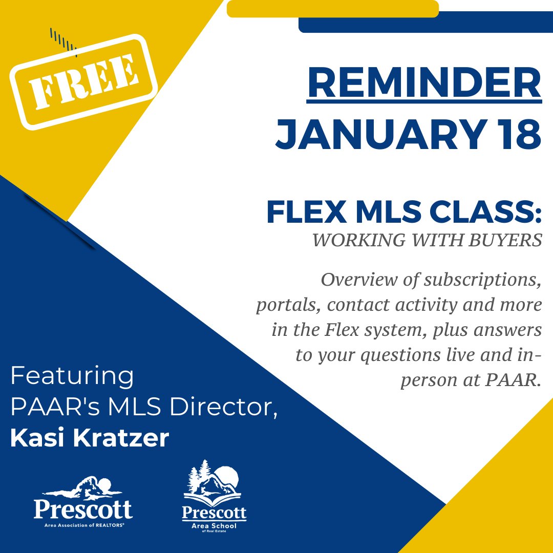 Realtors, level up your game! 🌟 Dive into MLS tips & tricks with our MLS Director Kasi TOMORROW! Master contact activity, portals & more! 👉 Don't miss it! #MLS #contactmanagement #learningexperience