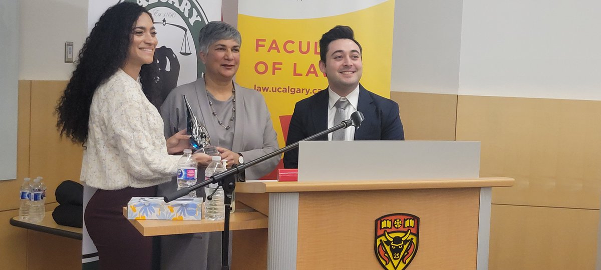 ProfXtian's tweet photo. It was a pleasure hosting the Chief Justice of Alberta, Hon Ritu Khullar in our @uCalgarylaw 2024 #Milvain Lecture, and listening to her informative lecture titled “Courage in Advocacy” https://t.co/J29GT0TFjx