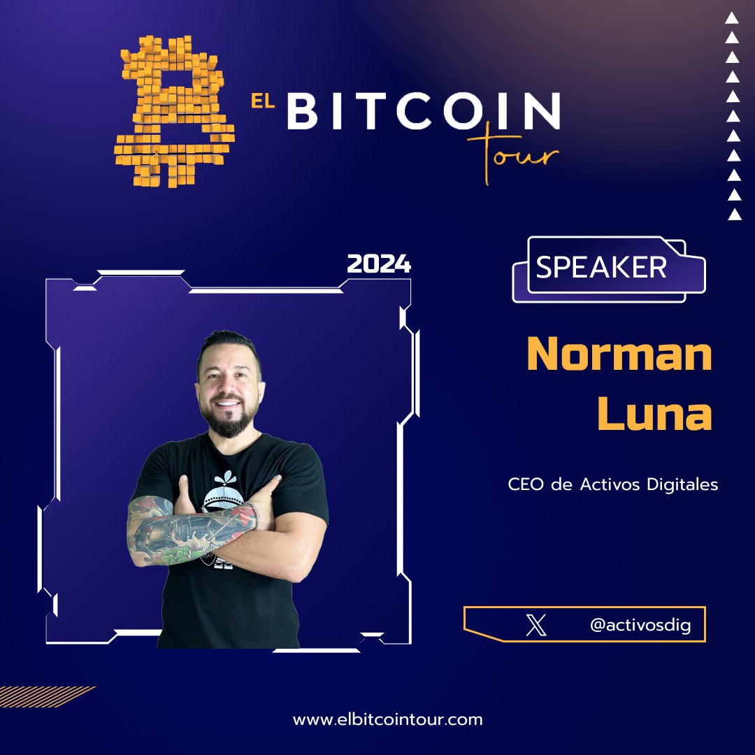 elbitcoin_tour's tweet image. Norman Luna (@ActivosDig) fundador de la empresa Activos Digitales encargada de compra y venta de criptomonedas en Colombia y en toda Latinoamérica con sede en la ciudad de Cúcuta nos acompanañará para conversar cómo las criptomonedas están abriendo nuevas oportunidades para los…