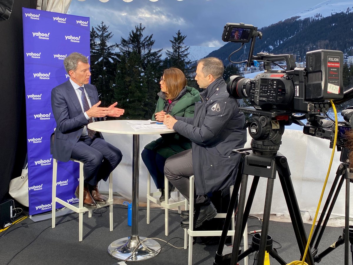 I enjoyed speaking with @juleshyman and @BrianSozzi of @YahooFinance at #WEF24 about how @KPMG_US professionals are using #GenAI today, the need for strong ethical frameworks for AI and how companies are looking to scale GenAI quickly and responsibly to gain an edge. #Davos