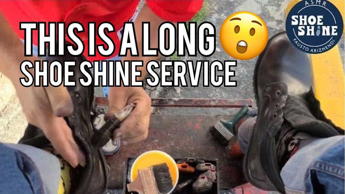 ArizmendiFausto's tweet photo. S6E91 Long Shoe Shine Service on Brown shoes

Please share the videos, don't forget subscribe and turn on the notifications bell to know about new videos

https://t.co/sU2izrY2Fk

#youtube #youtubechannel #faustoarizmendi #asmr #asmrshoeshine #asmrchannel #asmrsounds #shoeshine https://t.co/yhGpEeERwB