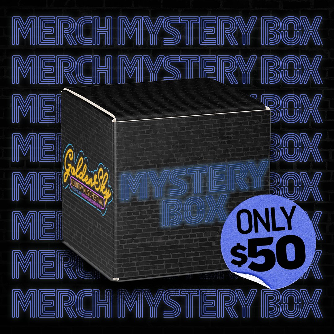 🌅 Experience GoldenSky all over again with our surprise Mystery Box. Each box is packed with $100+ of festival gear. Plus, look out for the GOLDEN TICKET— you might just score 2 GA passes to attend GoldenSky 2024! Mystery Boxes are only $50 and available while supplies last.…