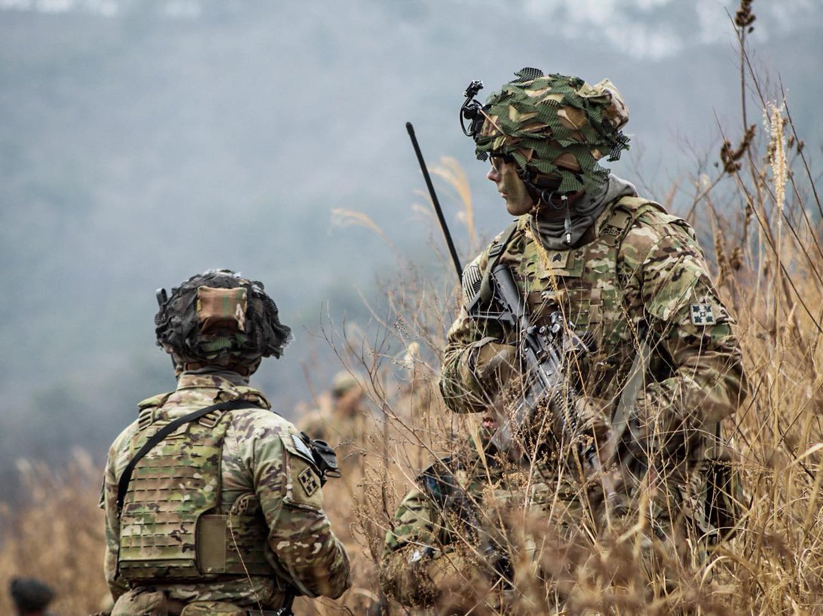 4thInfDiv's tweet image. Ivy Soldiers completed a Combined Arms Live Fire Exercise, wrapping up a stellar training cycle in the Republic of Korea! Thanks to Brigade enablers, our lethal companies are ready to dominate in unfamiliar terrains against any adversaries. 🚀🔥 

#LethalTeams | #IvyREADY |