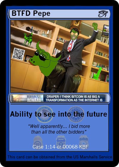 itshappenings's tweet photo. NFT ETFs might come sooner than we think 🐸 https://t.co/x73SsBVLJK