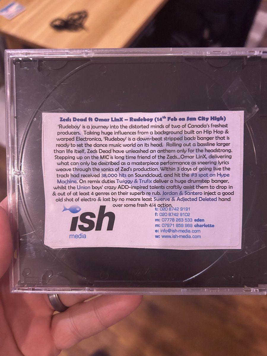bradlythomas's tweet photo. @zedsdead Still got this from back in the day 🔥 https://t.co/k2NaohK8FW