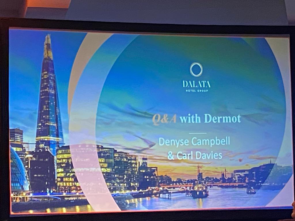 Denyse_Campbell's tweet photo. The early wake up call was worth it this morning to head to @ClaytonHotel Düsseldorf for our #gmforum2024. Really enjoyed interviewing our CEO Dermot Crowley #BringYourDifference https://t.co/xxgCxSEMGl