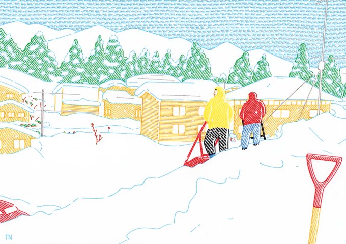 「2boys winter」 illustration images(Latest)