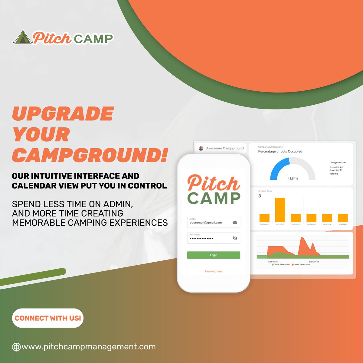 CampPitch's tweet image. Campground Owner, are you still taking email or phone reservations? - Visit PitchCamp and Start Taking Online Bookings Today!  -  tinyurl.com/pitch-camp    #PitchCamp #CampgroundManagement #CampgroundSoftware #CampgroundOwners #OutdoorHospitality #RVparkManagement #CampingTech