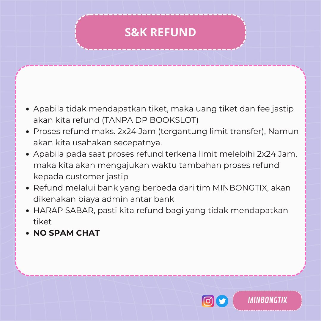MINBONGTIX's tweet photo. [OPEN JASTIP]
2024 IU H.E.R WORLD TOUR IN JAKARTA

📍 ICE BSD
🗓️ 27-28 Maret 2024

— Fee IDR 350k s/d 450k
— DP 100k
— Mengisi form sesuai hari yg dipilih 
— Akan menerima email konfirmasi
— HARAP BACA T&amp;C
— CANCEL = HANGUS

#IU #아이유 #wtsiu #jastipiu #jastiptiketkonser wts wtb https://t.co/6uBO90MxhR