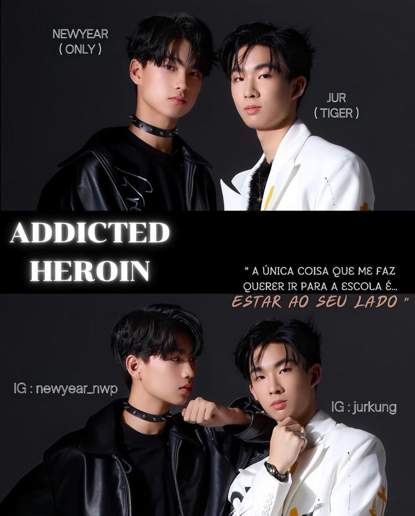 GOSTAMOS DE SER MIMADOS! 🇧🇷Jinloe, produtora de #HeroinTheSeries, adaptação de Addict Heroin, publica posters em português.