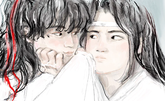 WangXian childhood friends ☆  wei ying, stop bullying poor lan zhan !! 