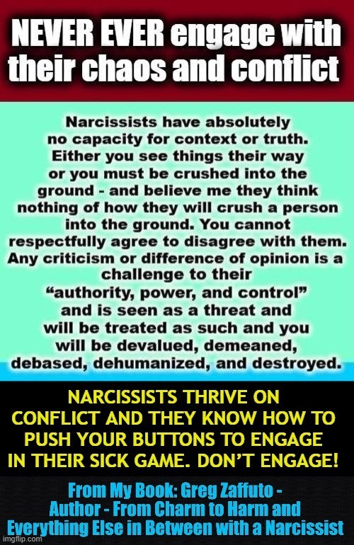 LucyLathamBooks's tweet photo. narcissist abuse #Narcissism Empower yourself with these words and internalize them: We can NEVER EVER engage or reengage with their chaos and conflict because they are aimed directly at diminishing us and managing us down to… https://t.co/HP8I6RTsJT https://t.co/N1ZqtE8EXy https://t.co/dQDx62J1Yz