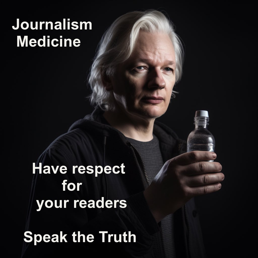 truthtomeCh's tweet photo. @TCB583 People have a right to know what our government is doing.
No truth teller deserves imprisonment.
Do not punish the messenger.
#AssangeIsKey
He had respect for his reader.
#FreeTheTrurh https://t.co/Rve75z9pHi