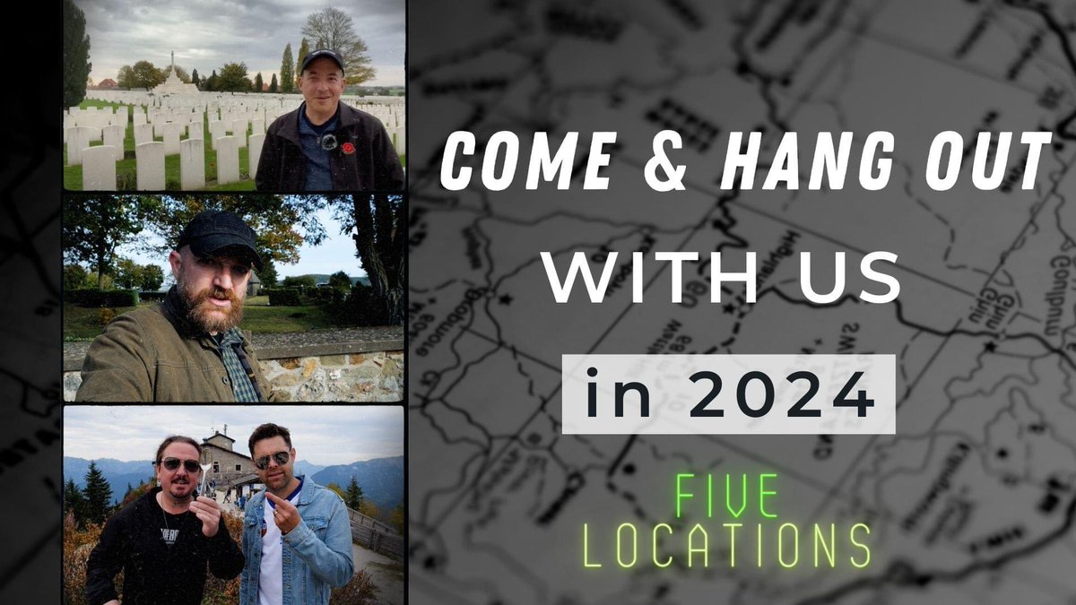 So, if you're into history and want to hang out with other history nerds, here's where you can find some of your kind between now and July. Hope to cross paths along the way! Video link here: youtu.be/RK_2XP_v3ZY @ErikDorrGMOH @VTHistory25 @TheRifle_ @Battlefields