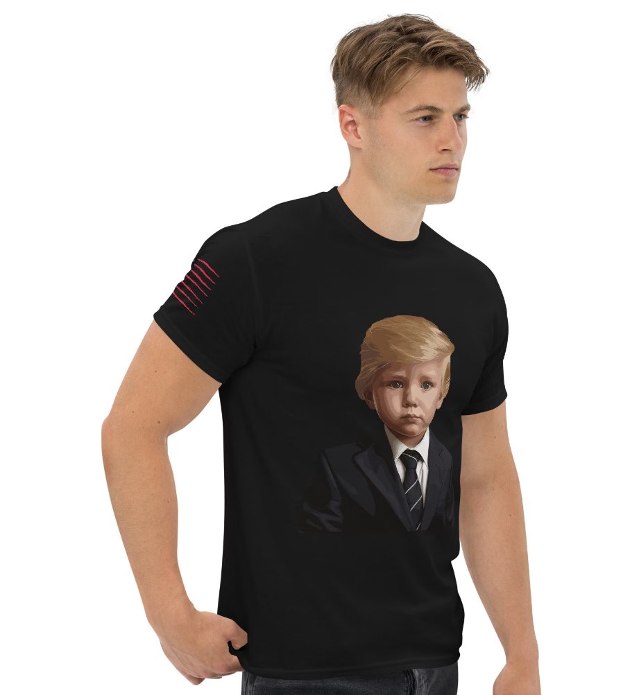 Trump Carlson 2024 <a href="/TuckerCarlson/">Tucker Carlson</a> 
Young Donald
And Fauci Fake Science
Check out the gear: 1v9Tees.etsy.com