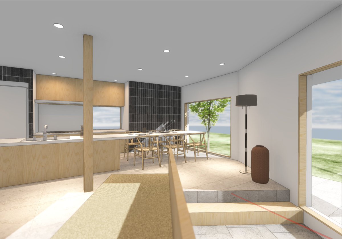 voidandform's tweet image. プレゼンはこれで十分
Vectorworks2024でシェードレンダリング品質が向上しています。間接光までは計算しないけれど、この品質でリアルタイムに動かせるのは嬉しい。１眼レフカメラのように被写界深度設定で手前と奥を微妙にボカシてリアル感を高めています。

#Vectorworks