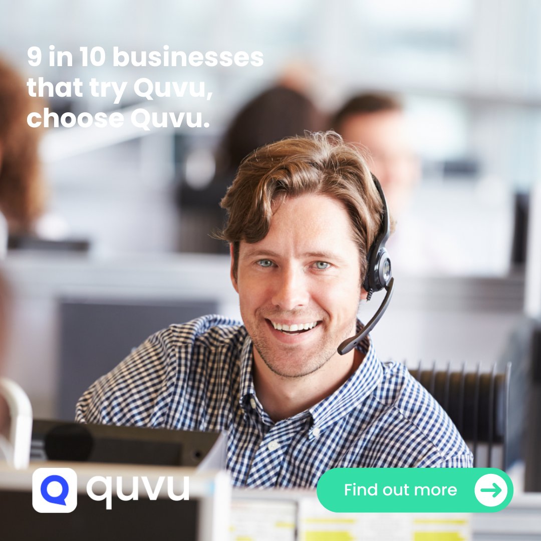 Qu_Vu's tweet photo. Scale your contact centre effortlessly with Quvu. Our flexible solutions adapt to your growing business needs, ensuring you're always ahead. Sign up for Quvu's free trial today!  https://t.co/HNyXYqYIJf

#BusinessGrowth #Quvu #ScalableSolutions #ContactCentreSolutions https://t.co/TY8I2U3HWX