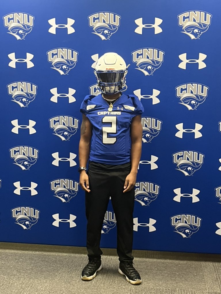 Had an amazing time this weekend @cnu_football ! Thank you @CoachSmitty25 @coachatsmith