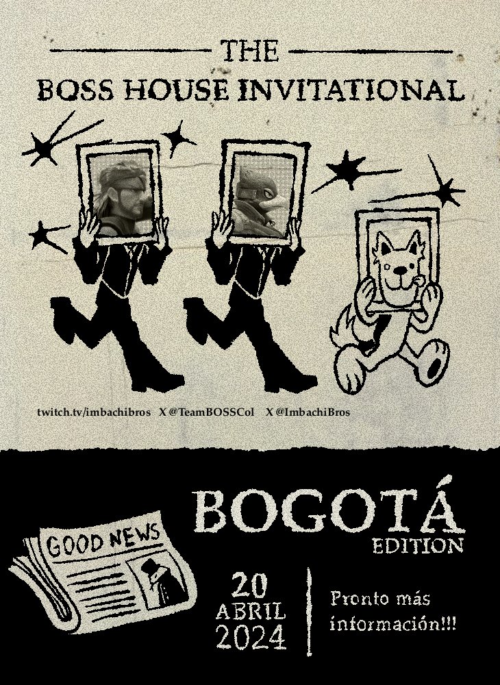 ImbachiBros's tweet photo. 🐍BOSS INVITATIONAL !!
(TERCERA EDICIÓN) 🗞

Atentos, pronto estaremos dando información de los posibles sospechosos. 

🔦 Invita: @imbachibros x @TeamBOSSCol 
📝 Arte: @nanightmare666 https://t.co/hbSI2LmNce