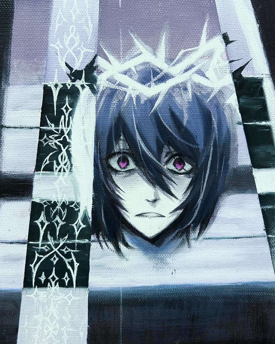 V4MP1RM0N3Y's tweet photo. Painting of my fyodor drawing using oil on canvas (this took me four months π)
#BSD #bsdtwt #bungosd #bsdseason5 #BSD11 #bsdfanart #fyodordostoevsky #fyodor #fyodorfanart #fedya #fyolai #crimeandpunishment #theidiot https://t.co/7GrDPGyS7F
