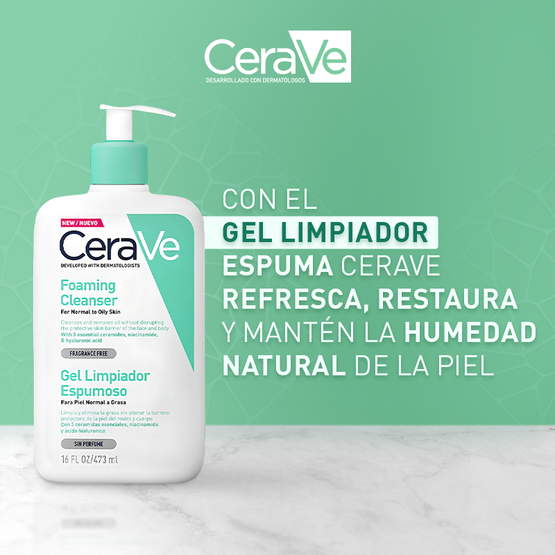 CeraveCAM's tweet photo. 💆‍♀️✅ Garantiza la limpieza, el equilibrio y la hidratación de tu piel con los Limpiadores CeraVe 🫣 ¿Sabes cual es el indicado para ti? #LimpiezaCeraVe https://t.co/jGhQumSTug