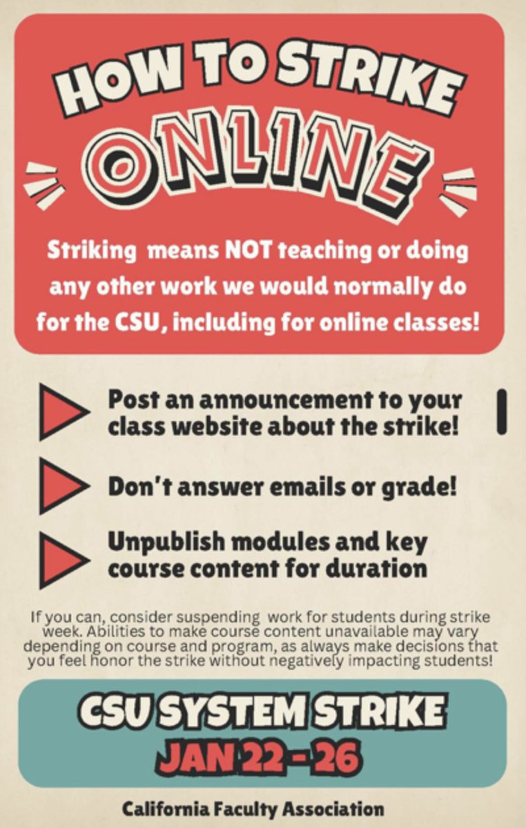 WillSwaim's tweet photo. .@CalState Students: You know that feeling you get that your professors don't care about you? Trust that feeling. #CSUStrike @TheRadioFreeCA https://t.co/vV1NUU2UDk
