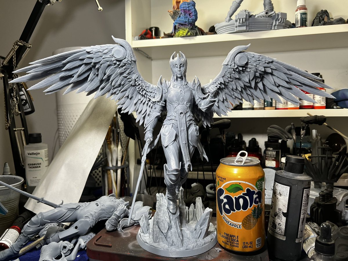 Rangrez Creations (@rangrezcreate) on Twitter photo Spellbound by the precision of Dame Aylin’s dry fit - no adhesive required, just pure craftsmanship. Designed by <a href="/bulkamancer/">Bulkamancer</a> With wings that would make even a Baldur’s Gate seraph envious, she’s a sight to behold. 🌟 this will be shipped off as it’s a commission but I’m eager to Spellbound by the precision of Dame Aylin’s dry fit - no adhesive required, just pure craftsmanship. Designed by <a href="/bulkamancer/">Bulkamancer</a> With wings that would make even a Baldur’s Gate seraph envious, she’s a sight to behold. 🌟 this will be shipped off as it’s a commission but I’m eager to