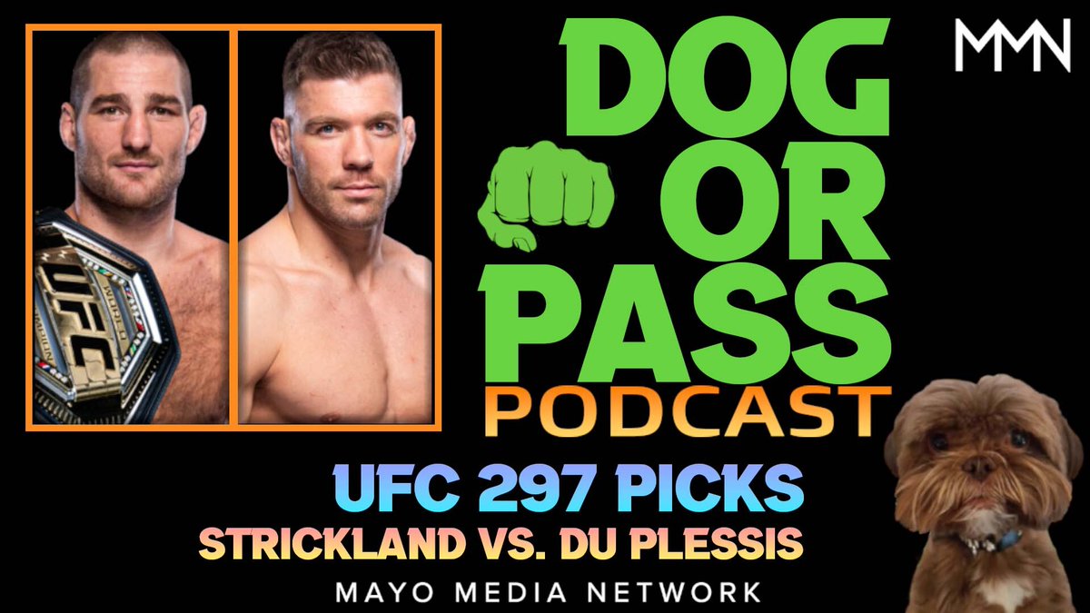 UFC 297 Picks, Bets, Props | Strickland vs Du Plessis Fight Previews w/ @PaulShag & @CjSaftic youtu.be/rxEwNMIj71w Apple: apple.co/2EO5trZ Spotify: spoti.fi/35EZVLk