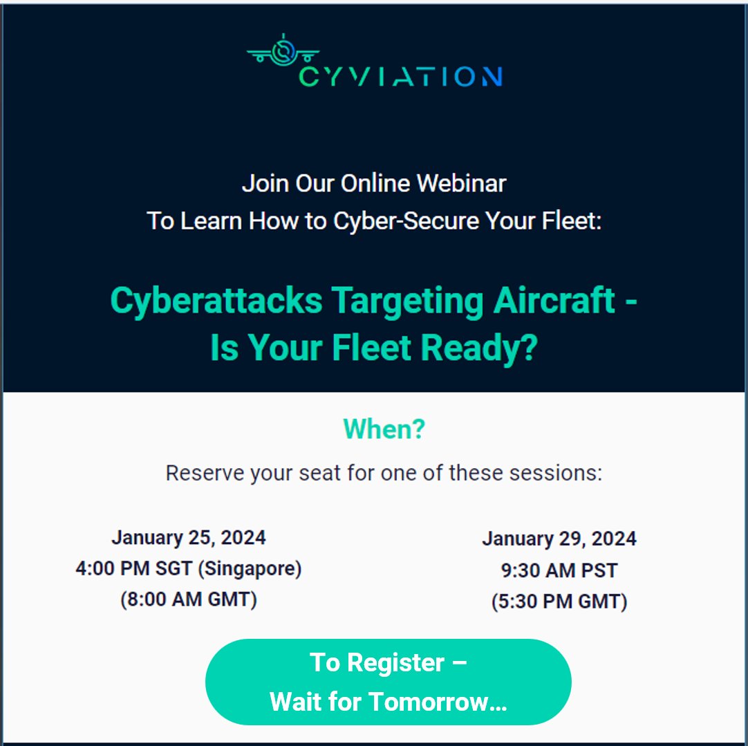 Cyviation - Aviation Cybersecurity tweet media