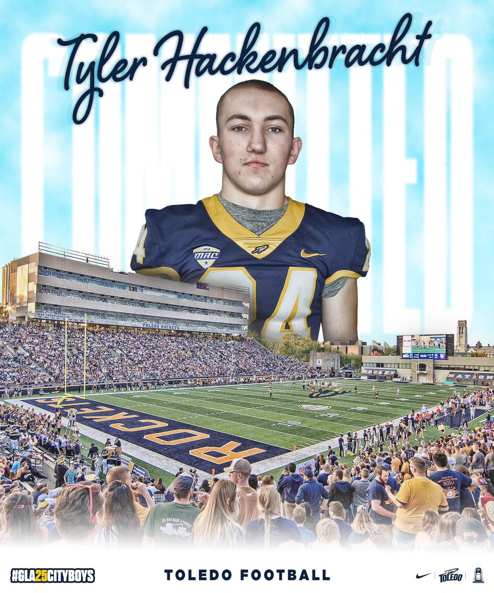 Excited for my future as a Toledo Rocket! Can’t wait to play for these guys @CoachRossWatson @vkehres Go tigers!! @CoachNMoore