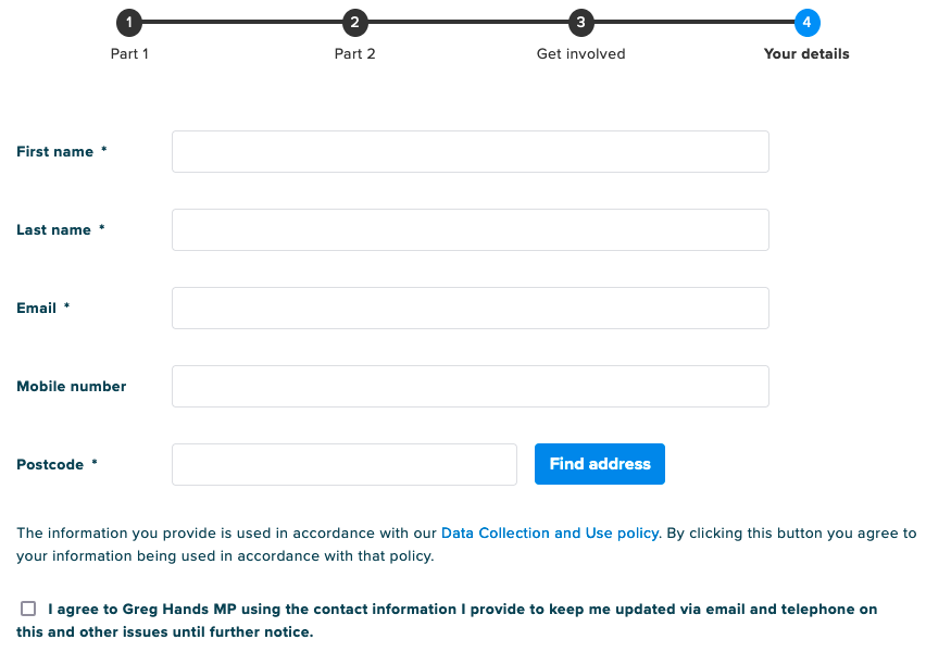 a1_bloke's tweet image. The most important page of Greg&apos;s &quot;survey&quot; - handing over your personal data

Just remember - he may release your name and mobile phone number on Twitter

#GDPRfail #HandsGDPRfail #HandsDataFail