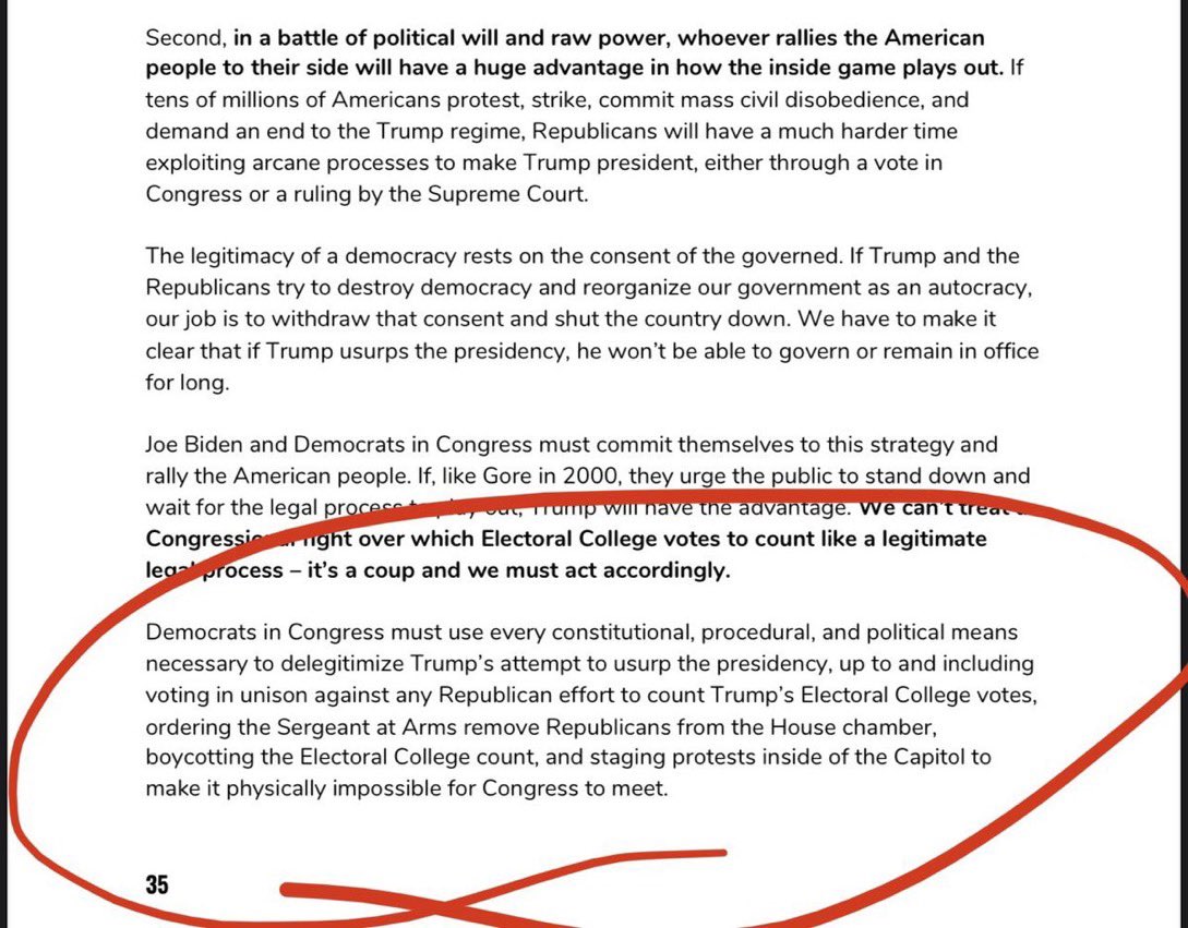 XZRbowen69's tweet photo. Here they are outlining exactly what they are going to do when Trump wins again! https://t.co/NFI40ZzESc