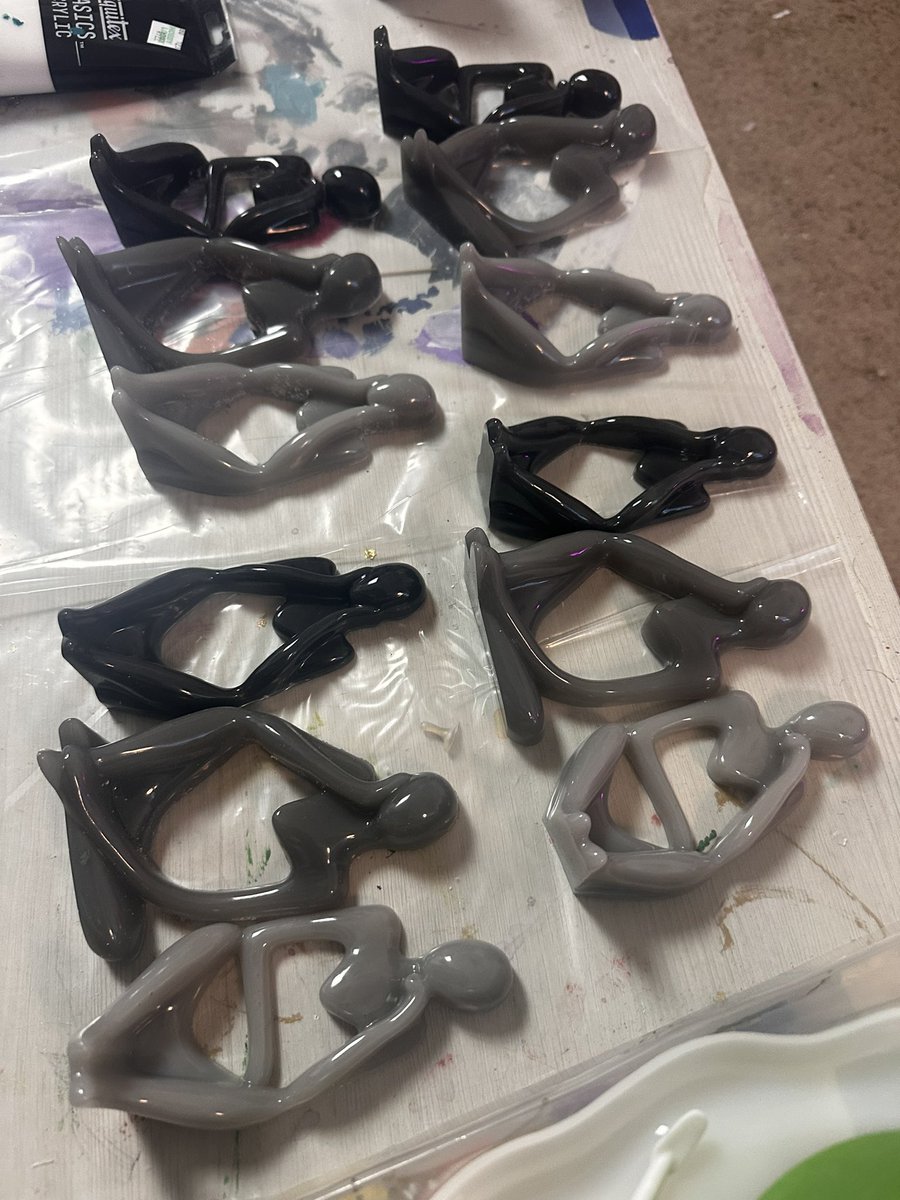 kelsotheartist's tweet photo. first round of customs and pre-orders going out, next round being made 🥳🥳🥳 https://t.co/Da4vQSRBVa